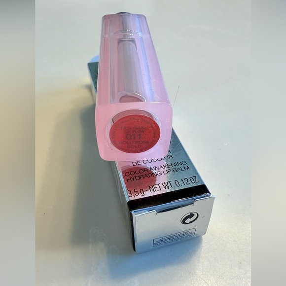 New In Box-Dior Addict Lip Glow Color Awakening Hydrating LipBalm-Halo Rose Gold - Picture 8 of 9
